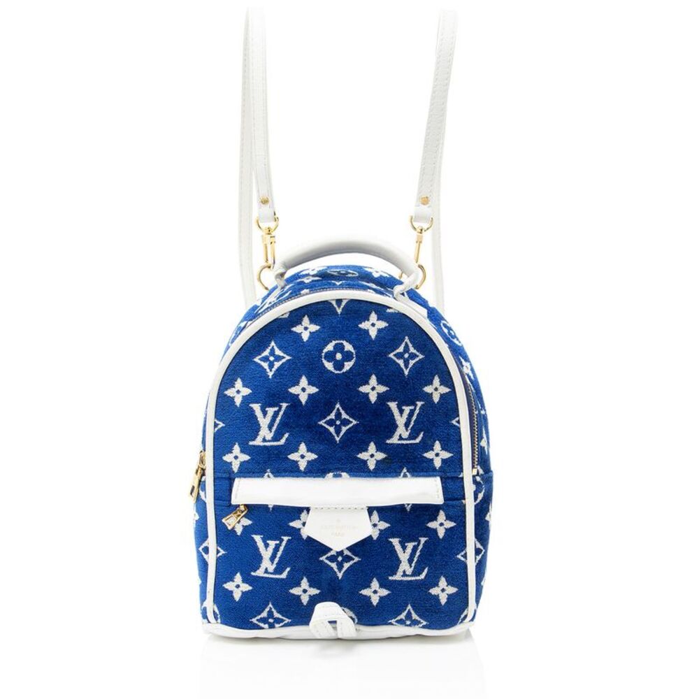 Louis Vuitton Jacquard Velvet Monogram Palm Springs Mini Backpack